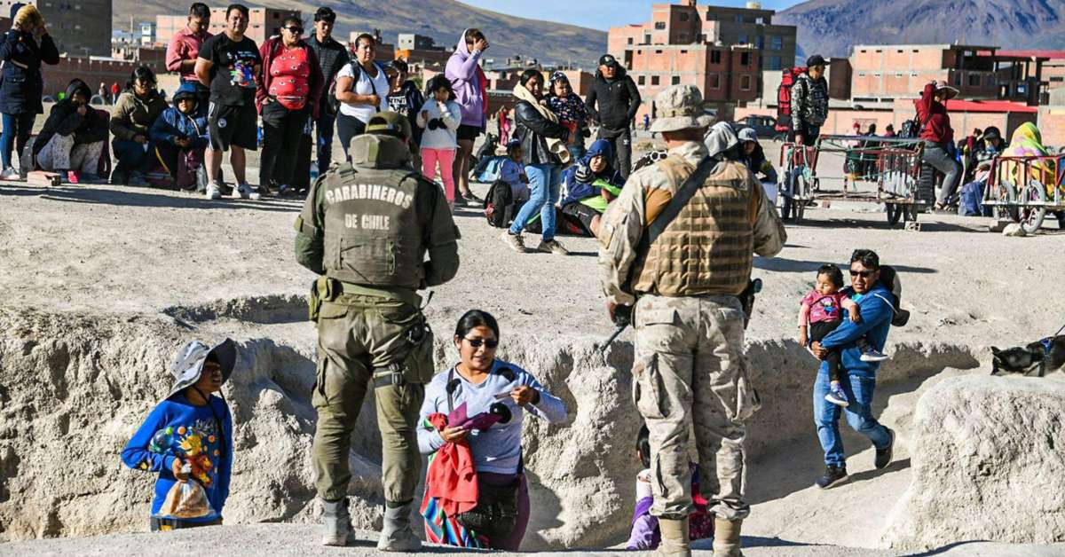 Chile Bolivia 300 Migrantes