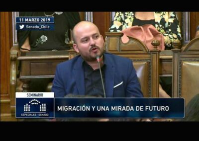 Yesid Castaño Debate Legislativo Ley de Migracion y Extranjeria Chile