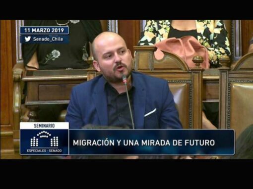Yesid Castaño en el Senado de Chile